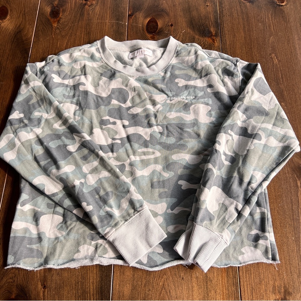 Spiritual Gangster Camo sweatshirt